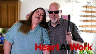 Heart at Work: Blind colleague leads Aetna members with heart