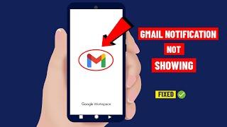 (FIXED) Gmail Notification not showing in Android Mobile | easy fix | 2024