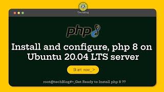 Install PHP 8 on Ubuntu