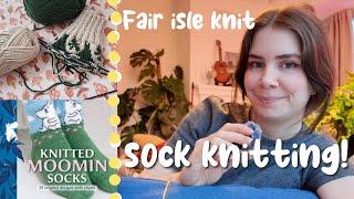 Knit My Childhood Dream Winter Socks! - Moomin EditionFair Isle knit