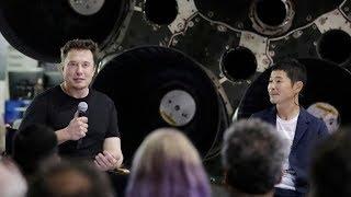Elon Musk Presentation on BFR 2018 | Moon Trip Passenger Yusaku Maezawa