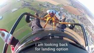 paramotor emergency landing by papo