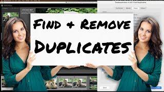 Find & Remove DUPLICATE Images in Lightroom