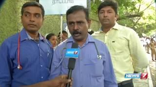 Human-chain to create awareness on breastfeeding at Stanley hospital | News7 Tamil