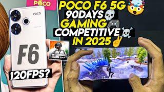 POCO F6 90 DAYS GAMING REVIEW 2024•POCO F6 BGMI/PUBG TEST 2025•POCO F6 120FPS GAMING 2025️•22,000