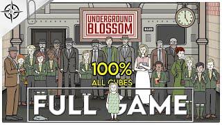 UNDERGROUND BLOSSOM Gameplay 100% Walkthrough (All Cubes) FULL GAME - No Commentary