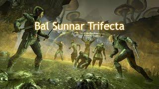 ESO - Bal Sunnar Trifecta | Hard Mode - No Death - Speedrun | Temporal Tempest | Dragonknight Tank