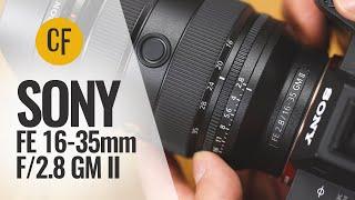 Sony FE 16-35mm f/2.8 GM II lens review