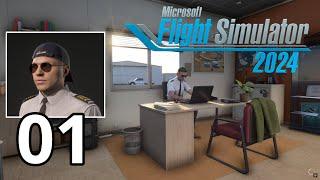 Real Airline Pilot starts his Microsoft Flight Simulator 2024 Career!