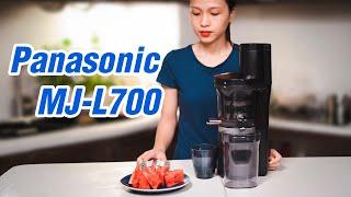 Trên tay máy ép chậm Panasonic MJ-L700: Uống nước ép nguyên chất, không làm ồn, làm được kem