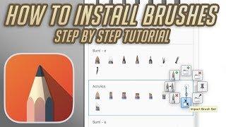 How to import brushes in sketchbook pro (desktop version Mac or PC)