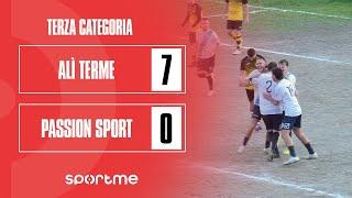 Terza Categoria | Alì Terme vs Passion Sport