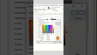 Setting Customized Brand Colors MS Word Color Palette #msword #branding #microsoftword #colorpalette