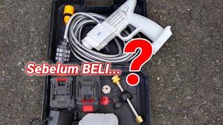 Review Alat Mesin Cuci Cordless Jet Cleaner Hangyan | Mesin Cuci Kendaraan Motor Mobil #powertools