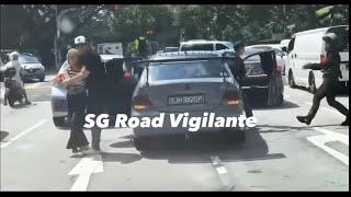 15may2024 Aljunied road  tp chasing down the driver of #SJH3920P mitsubishi lancer & arresting him