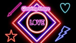 How to create glowing shapes in Pixellab | Neon text and shapes in #Pixellab | tutorial