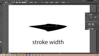 Adobe Illustrator CS6 for Beginners - Tutorial 43 - Stroke Width Tool Tips