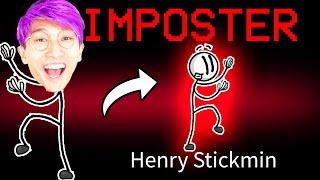 LANKYBOX Plays AMONG US But HENRY STICKMIN Is The IMPOSTER! (EPIC DISTRACTION DANCE MOMENTS!)
