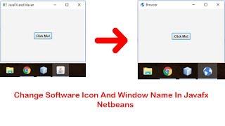 JavaFX Set App Icon And Window Name Easiily
