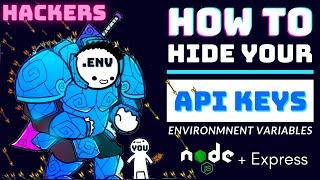 Hide API Keys with Environment Variables [dotenv & GitHub] | Nodejs + Expressjs