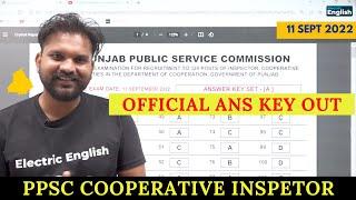 Good News!! PPSC Cooperative Society Inspector Official Answer Key Out  Set A, B, C  &  D