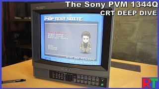 Is this the best starter CRT PVM?  Sony PVM 1344Q Deep Dive | Retro Tech