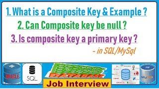 13. What is a Composite Key & Example in SQL/MySql ?