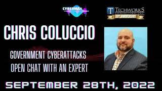 CyberMasters AD Chris Coluccio will break down Cyberattacks on Governments