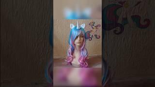 Rambut wig kuda poni #kudaponi #poni #mylittlepony #ponyhairstyle #wigs #littlepony