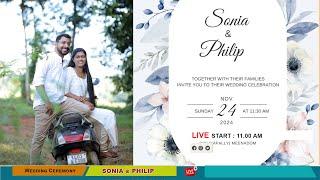 WEDDING CEREMONY || SONIA & PHILIP || 24.11.2024 ||