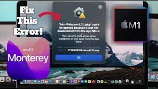 Fixed- Can't open apps error on macOS Monterey!