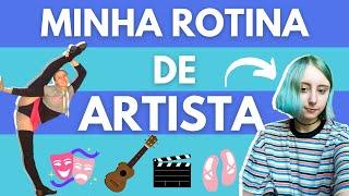 Minha Rotina da Semana (Faculdade de teatro, Ballet, aulas de Canto, gravações de vídeo e etc)