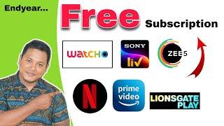 Free Ott subscription ! how to get all ott subscriptions including hotstar, Netflix,sony liv, watcho