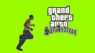 CJ  Green Screen Gta San Andreas