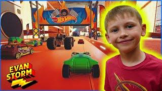 Evan Storm Plays Hot Wheels Unleashed Unboxing Mystery Race Cars Gaming