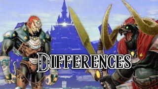 The Differences Between Ganon And Ganondorf