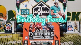 Birthday Unboxing! Contenders and Limited Football!