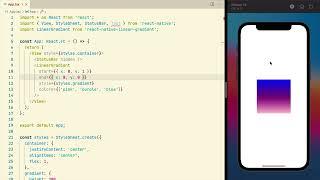 01 React native create linear gradients in react native using react native linear gradient