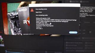 Premiere Pro How to Solve 'Error Compiling Movie' and 'Frame Creation Error' When Rendering