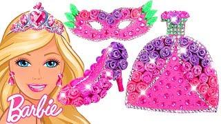 Play Doh Sparkle Barbie Disney Princess Shoes High Heels Dress Mask Play Doh Toys For Kids