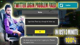 Twitter Login Failed? Here's How To Fix The Problem | pubg mobile