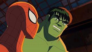 Spiderman And Hulk Team Up - Ultimate Spider-Man