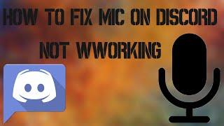 How To Fix Mic Not Working On Discord! Easy Fix 2022