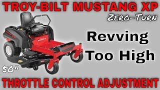 How To: Fix the Throttle Control on a Troy-Bilt Mustang XP Zero-Turn