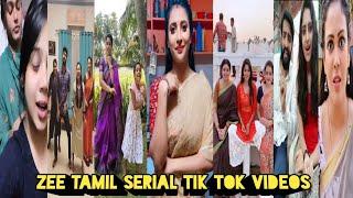 Zeetamil serial actor actress tik tok videospart - 3