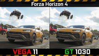 Forza Horizon 4: Vega 11 vs GT 1030 (Updated) Ryzen 5 2400G