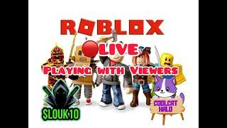 Playing Roblox with Viewers!