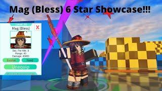 Mag (Bless) (Megumin) 6 Star Showcase! - All Star Tower Defense