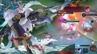 I CAN'T BELIEVE THAT I HAVE WON THIS MATCH - ODETTE SAGE OF THE CURRENTS HARD CARRY -MOBILE LEGENDS