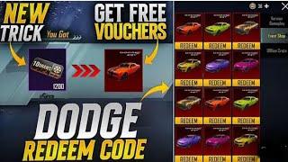 Get Free Dodge Redeem Codes | How To  Get Free Vouchers |O Uc Crate Opening | Pubg #bgmi #pubgmobile